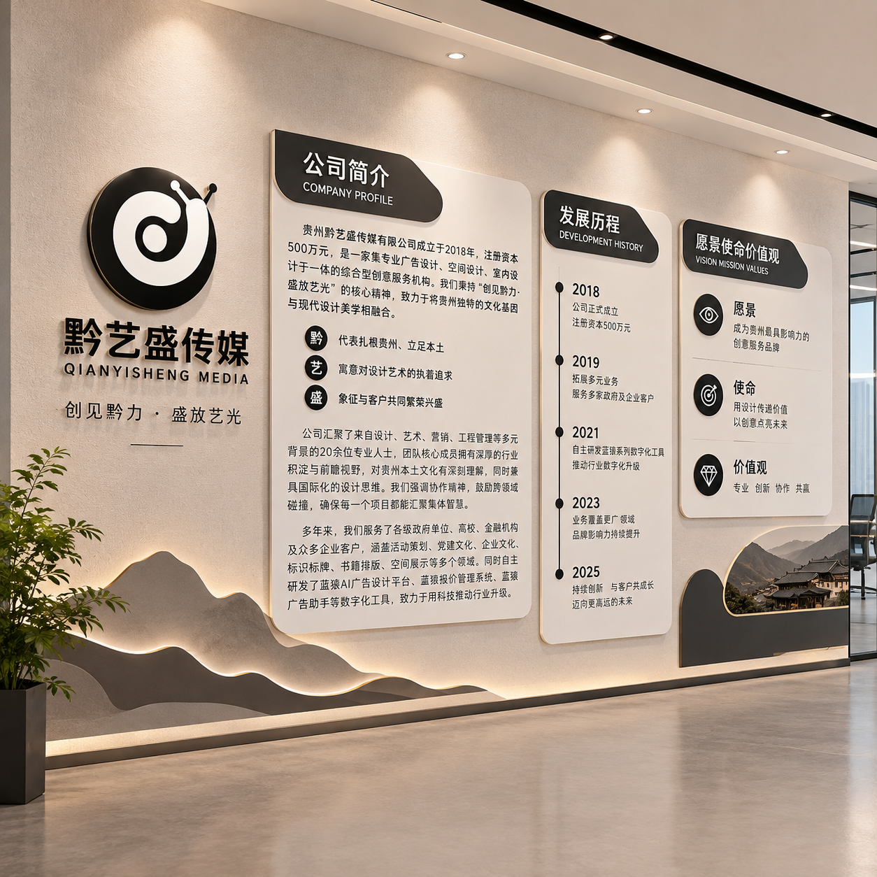 文化墙设计